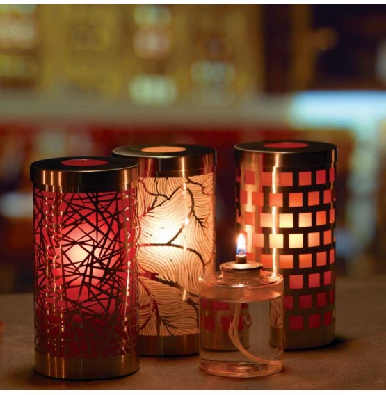 Jazz Red Candle Holder
